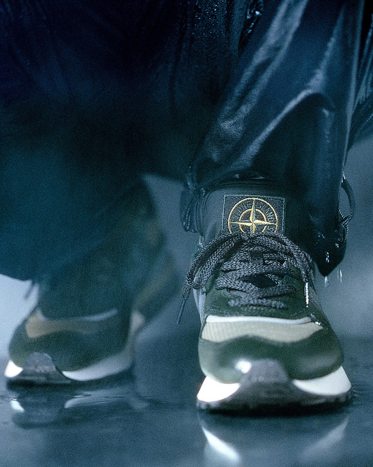 New Balance x Stone Island 574 Legacy Light Green & Dark Green